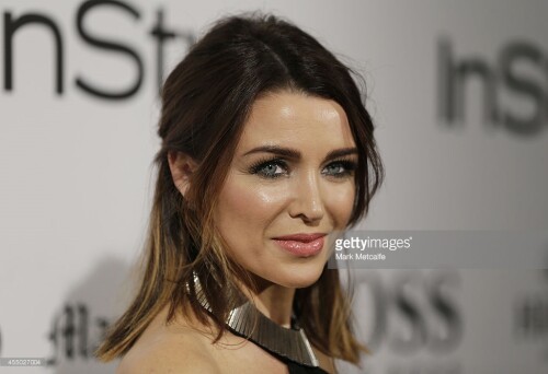 SYDNEY, AUSTRALIA - SEPTEMBER 09:  Dannii Minogue arrives at the InStyle and Hugo Boss Men of Style Cocktail Party at Hilton Hotel on September 9, 2014 in Sydney, Australia.  (Photo by Mark Metcalfe/Getty Images)
