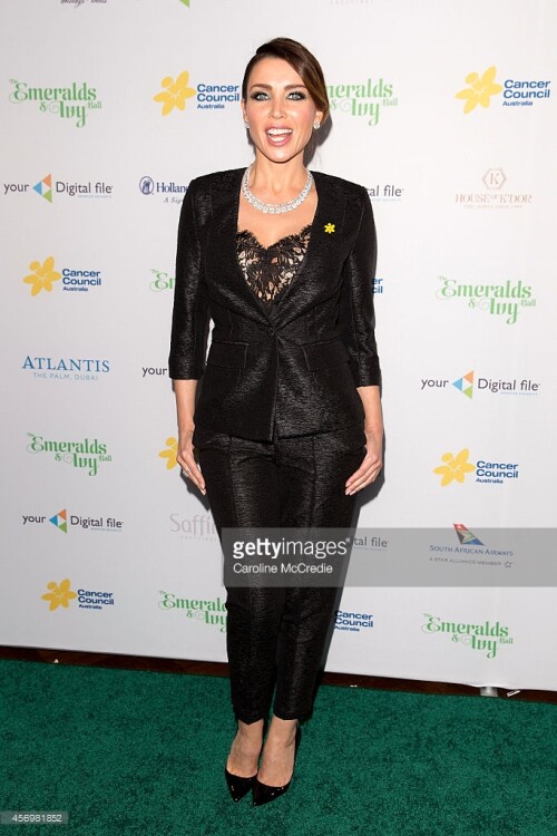XXX arrives at The Emeralds and Ivy Ball at Sydney Town Hall on October 10, 2014 in Sydney, Australia.