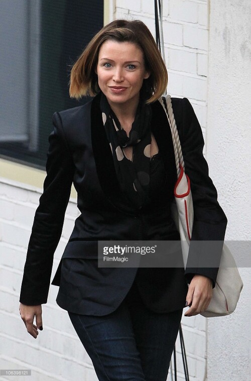 are seen at the 'X Factor' studio for the live filming of the show on October 31, 2010 in London, England.