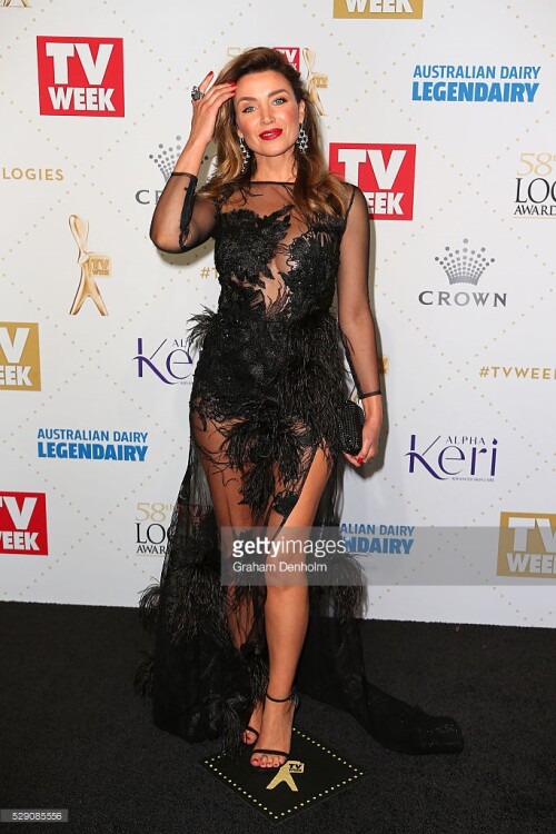 XXXXX arrives at the 58th Annual Logie Awards at Crown Palladium on May 8, 2016 in Melbourne, Australia.