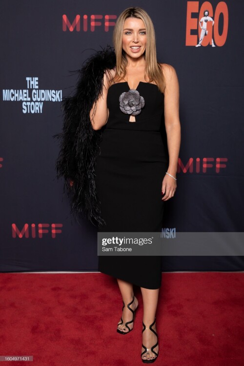 MELBOURNE, AUSTRALIA - AUGUST 10: Dannii Minogue attends the world premiere of "Ego: The Michael Gudinski Story" at the Forum for the Melbourne International Film Festival (MIFF) on August 10, 2023 in Melbourne, Australia. (Photo by Sam Tabone/Getty Images)