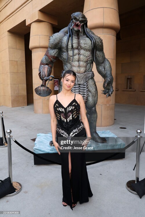 LOS ANGELES, CALIFORNIA - MAY 31: Amber Midthunder attends the Predator: Killer of Killers launch event at Beyond Fest on May 31, 2025 in Los Angeles, California. (Photo by Jesse Grant/Getty Images for 20th Century Studios)