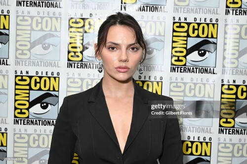 Dafne Keen Fern?ndez at the "Whistle" Press Line at the 2025 Comic-Con International: San Diego held at the San Diego Convention Center on July 25, 2025 in San Diego, California. (Photo by Gilbert Flores/Variety via Getty Images)