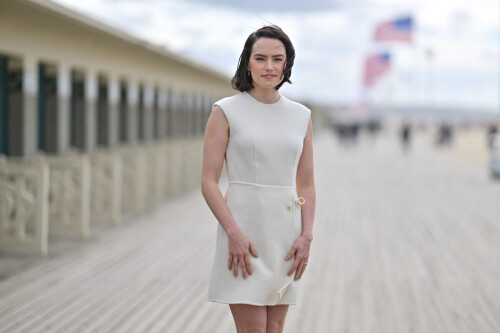 Daisy Ridley attending a photocall during the 50th American Film Festival in Deauville, France on September 11, 2024. Photo by Julien Reynaud/APS-Medias/ABACAPRESS.COM