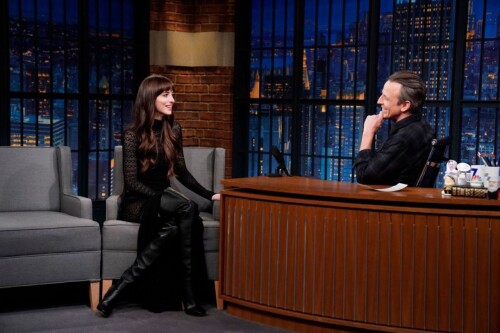 dakota johnson at late night with seth myers in new york 02 07 2024 4a997e3e02af7d632
