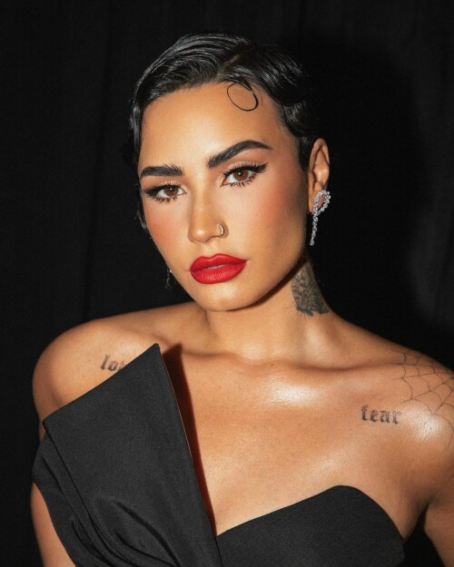 demi lovato photo shoot for pre grammy gala 02 04 2023 0