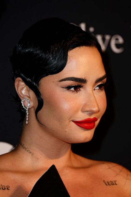 demi lovato pre grammy gala and grammy salute to industry icons in los angeles 02 04 2023 3