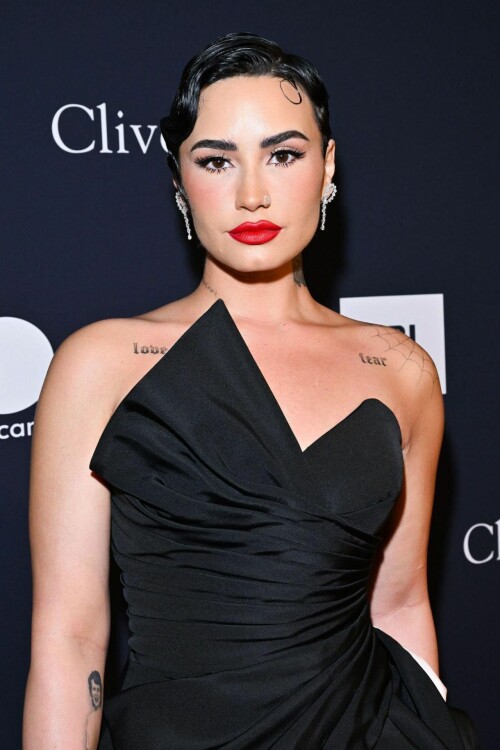 demi lovato pre grammy gala and grammy salute to industry icons in los angeles 02 04 2023 4