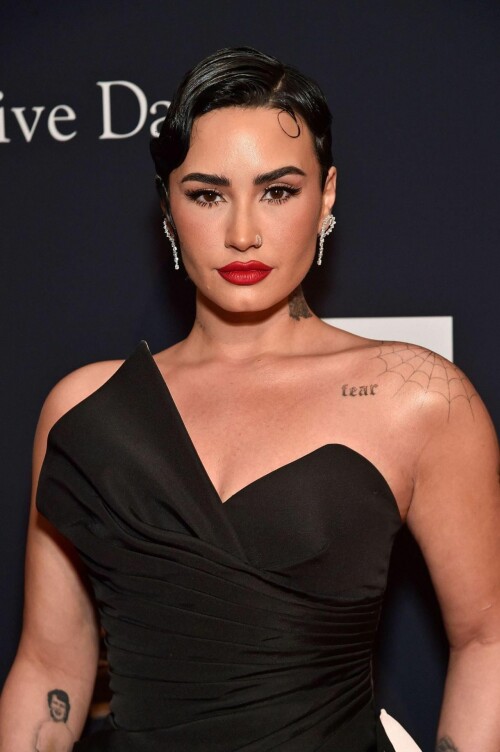 demi lovato pre grammy gala and grammy salute to industry icons in los angeles 02 04 2023 8
