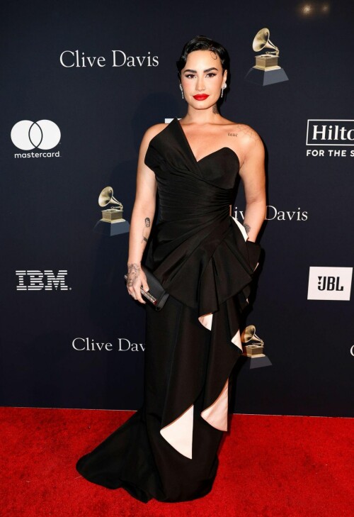 demi lovato pre grammy gala and grammy salute to industry icons in los angeles 02 04 2023 9