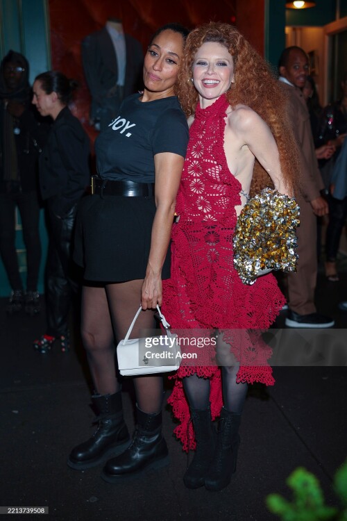 NEW YORK, NEW YORK - MAY 05: Natasha Lyonne, Tracee Ellis Ross seen at the Met-Gala after party at the 'Jean's' in NoHo on May 05, 2025 in New York City. (Photo by Aeon/GC Images)