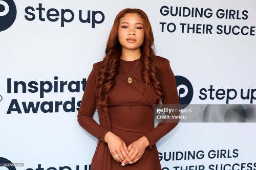 Storm Reid at Step Up's Inspiration Awards held at Skirball Cultural Center on September 26, 2025 in Los Angeles, California. (Photo by Jesse Grant/Variety via Getty Images)
