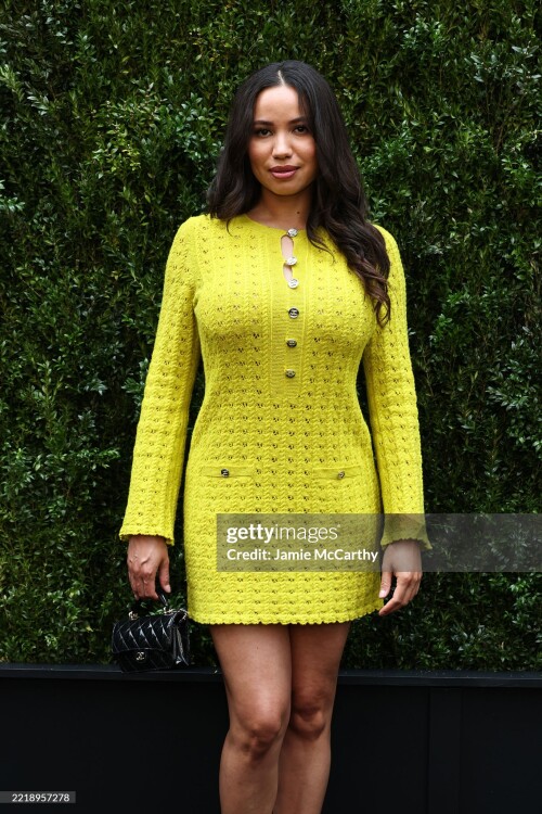 NEW YORK, NEW YORK - JUNE 06: Jurnee Smollett, wearing CHANEL, attends the CHANEL Tribeca Festival Women's Luncheon to celebrate the THROUGH HER LENS Program at Greenwich Hotel on June 06, 2025 in New York City. (Photo by Jamie McCarthy/WireImage)