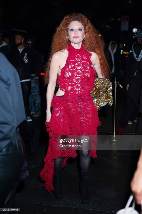 NEW YORK, NEW YORK - MAY 05: Natasha Lyonne seen at the Met-Gala after party at the 'Jean's' in NoHo on May 05, 2025 in New York City. (Photo by Aeon/GC Images)