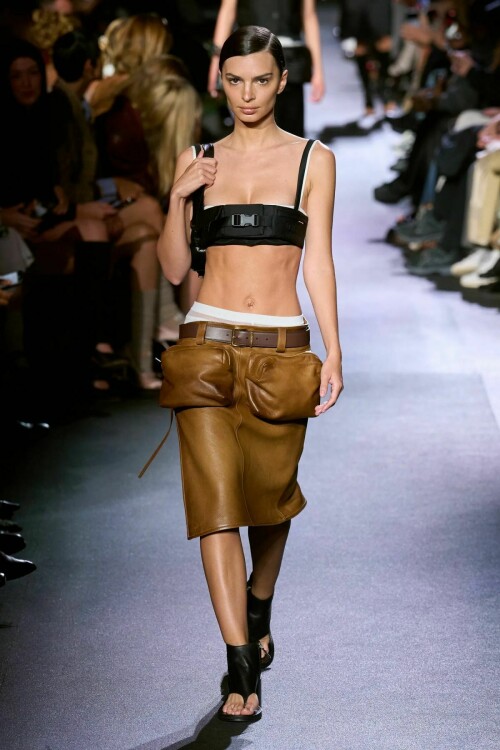 emily ratajkowski walks runway at miu miu fashion show in paris 10 04 2022 7