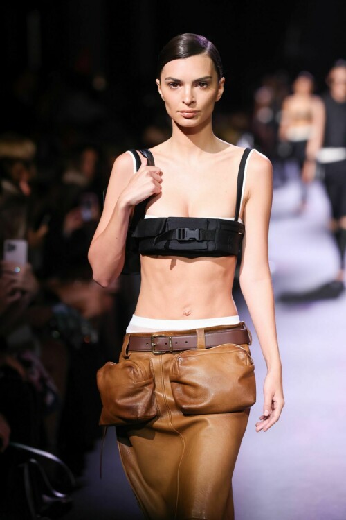 emily ratajkowski walks runway at miu miu fashion show in paris 10 04 2022 9