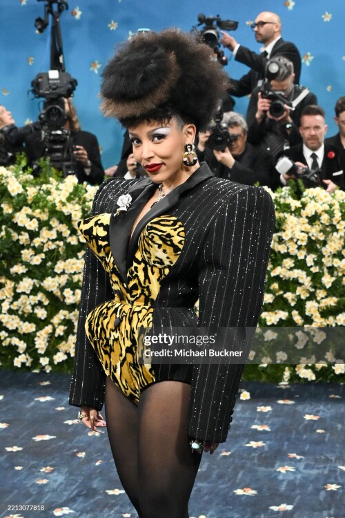 Doja Cat at The 2025 Met Gala Celebrating "Superfine: Tailoring Black Style" held at the Metropolitan Museum of Art on May 05, 2025 in New York, New York. (Photo by Michael Buckner/Penske Media via Getty Images)