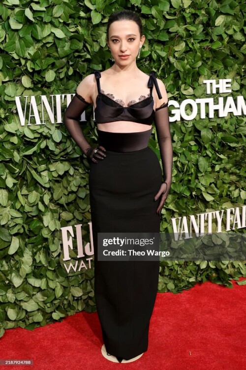 NEW YORK, NEW YORK - DECEMBER 02: Mikey Madison attends The Gothams 34th Annual Film Awards at Cipriani Wall Street on December 02, 2024 in New York City. (Photo by Theo Wargo/Getty Images)
