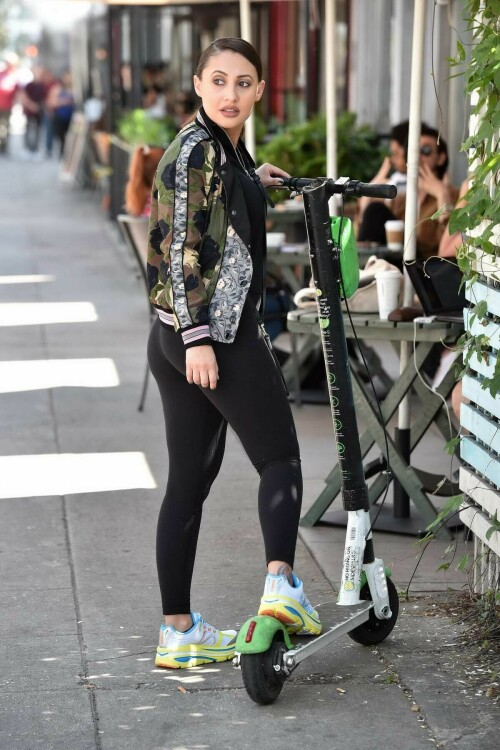 francia raisa steps out in camo jacket and black leggings in los angeles 010419 5