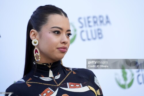 Amber Midthunder at Sierra Club's Trail Blazers Ball held at the Skirball Cultural Center on April 02, 2025 in Los Angeles, California. (Photo by JC Olivera/Variety via Getty Images)