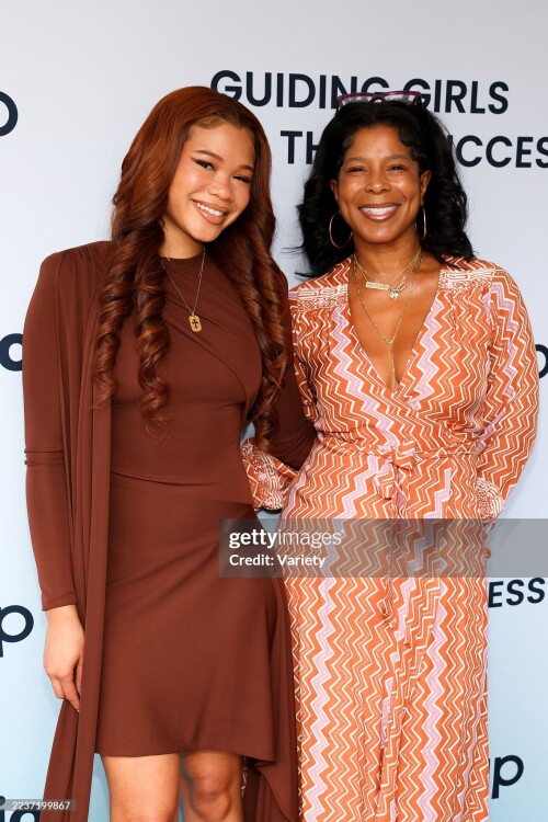 Storm Reid, Robyn Simpson at Step Up's Inspiration Awards held at Skirball Cultural Center on September 26, 2025 in Los Angeles, California. (Photo by Jesse Grant/Variety via Getty Images)