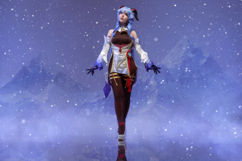 ganyu cosplay by disharmonica df3yj2d