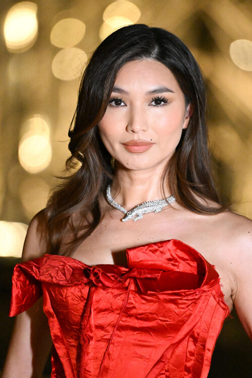 Gemma Chan attending the Le Grand Diner du Louvre Arrivals Photocall at the Musee du Louvre as part of Paris Fashion Week on March 04, 2025 in Paris, France. Photo by Aurore Marechal/ABACAPRESS.COM