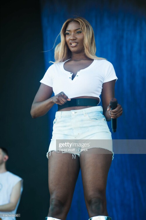 PARIS, FRANCE - JUNE 01:  Aya Nakamura performs at We Love Green Festival on June 1, 2019 in Paris, France.  (Photo by David Wolff - Patrick/Redferns)