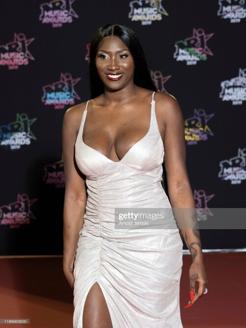 CANNES, FRANCE - NOVEMBER 09: Aya Nakamura attends the 21st NRJ Music Awards At Palais des Festivals on November 09, 2019 in Cannes, France. (Photo by Arnold Jerocki/Getty Images)