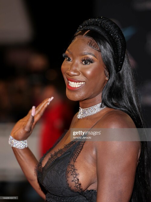CANNES, FRANCE - NOVEMBER 18: Aya Nakamura attends the 24th NRJ Music Awards at Palais des Festivals on November 18, 2022 in Cannes, France. (Photo by Arnold Jerocki/Getty Images)