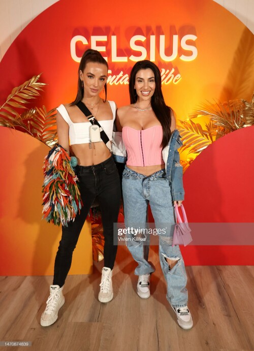 MALIBU, CALIFORNIA - MARCH 02: (L-R) Casey Boonstra and Lauren Blake attend the CELSIUS Fantasy Vibe launch event and after party on March 02, 2023 in Malibu, California. (Photo by Vivien Killilea/Getty Images for CELSIUS Energy Drinks)