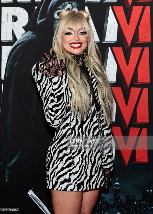 NEW YORK, NEW YORK - MARCH 06: Liv Morgan attends Paramount's "Scream VI" World Premiere at AMC Lincoln Square Theater on March 06, 2023 in New York City. (Photo by Jamie McCarthy/WireImage)