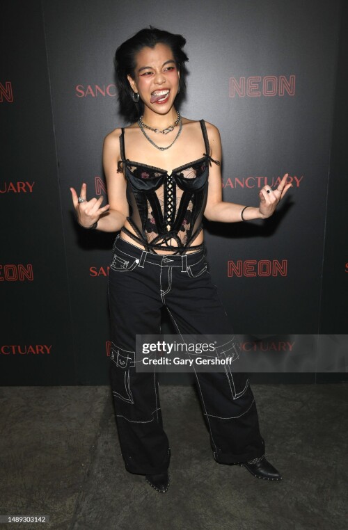NEW YORK, NEW YORK - MAY 11: Clare Noelle attends the "Sanctuary" New York premiere at Metrograph on May 11, 2023 in New York City. (Photo by Gary Gershoff/Getty Images)