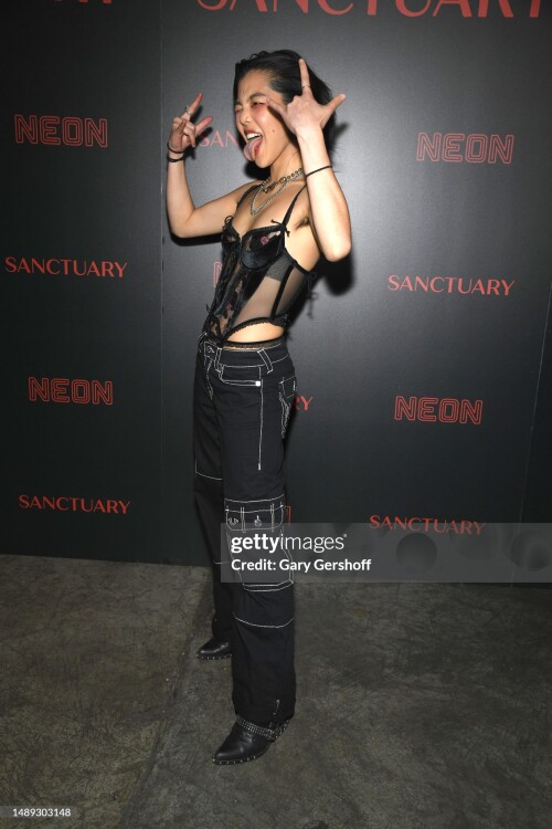 NEW YORK, NEW YORK - MAY 11: Clare Noelle attends the "Sanctuary" New York premiere at Metrograph on May 11, 2023 in New York City. (Photo by Gary Gershoff/Getty Images)