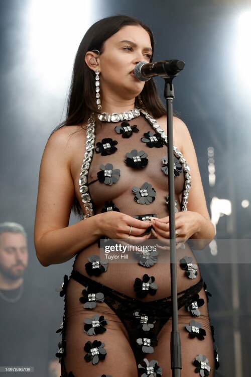 NEW YORK, NEW YORK - JUNE 11: Sabrina Claudio performs during the 2023 Governors Ball Music Festival at Flushing Meadows Corona Park on June 11, 2023 in New York City. (Photo by Taylor Hill/WireImage)