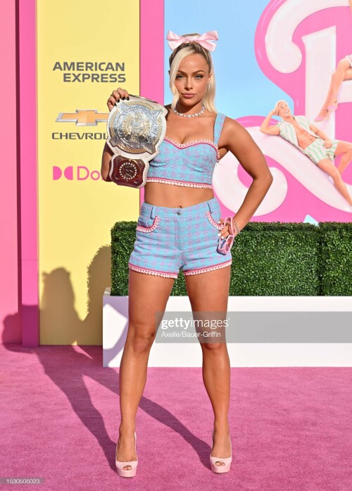 LOS ANGELES, CALIFORNIA - JULY 09: Liv Morgan attends the World Premiere of "Barbie" at Shrine Auditorium and Expo Hall on July 09, 2023 in Los Angeles, California. (Photo by Axelle/Bauer-Griffin/FilmMagic)
