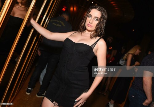Rachel Sennott at the Dion Lee Spring 2024 Runway Show afterparty at the Boom Boom Room on September 9, 2023 in New York, New York. (Photo by Gilbert Flores/WWD via Getty Images)