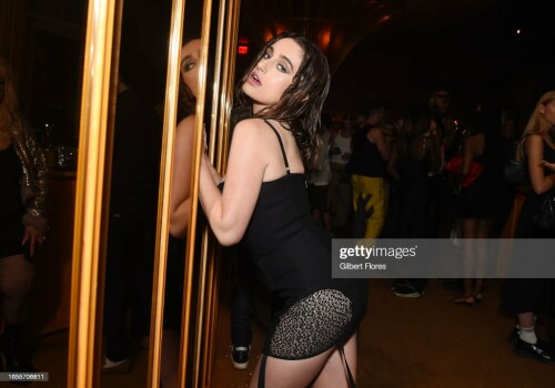Rachel Sennott at the Dion Lee Spring 2024 Runway Show afterparty at the Boom Boom Room on September 9, 2023 in New York, New York. (Photo by Gilbert Flores/WWD via Getty Images)