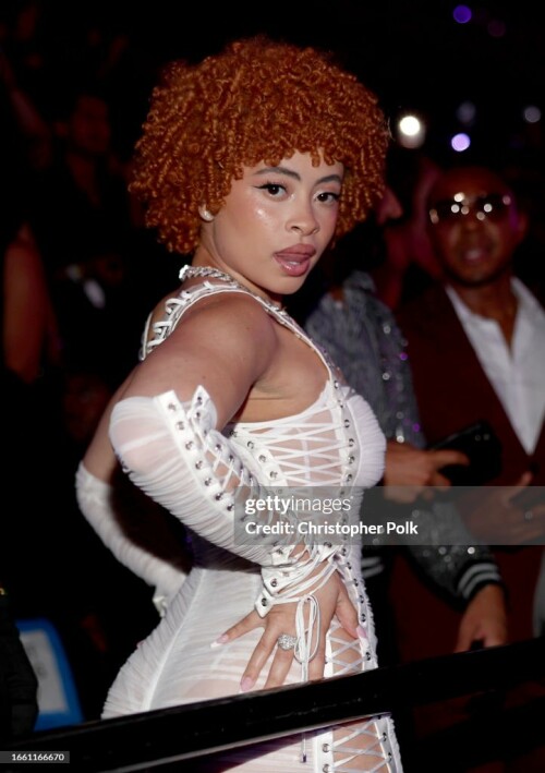 Ice Spice at the 2023 MTV Video Music Awards held at Prudential Center on September 12, 2023 in Newark, New Jersey. (Photo by Christopher Polk/Variety via Getty Images)