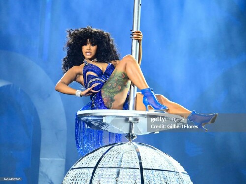 Cardi B performs onstage at the 2023 MTV Video Music Awards held at Prudential Center on September 12, 2023 in Newark, New Jersey. (Photo by Gilbert Flores/Variety via Getty Images)