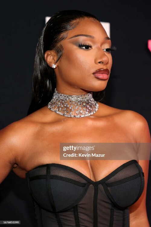 NEWARK, NEW JERSEY - SEPTEMBER 12: Megan Thee Stallion attends the 2023 Video Music Awards at Prudential Center on September 12, 2023 in Newark, New Jersey. (Photo by Kevin Mazur/Getty Images for MTV)