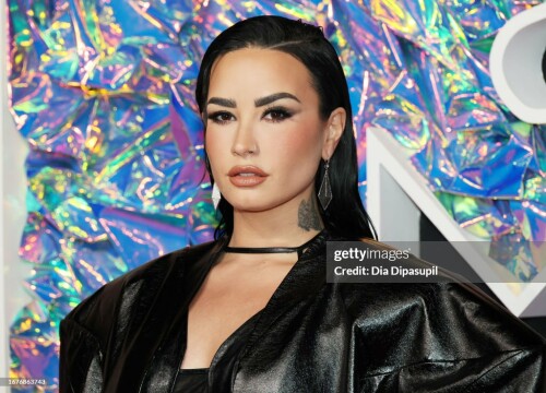 NEWARK, NEW JERSEY - SEPTEMBER 12: Demi Lovato attends the 2023 MTV Video Music Awards at the Prudential Center on September 12, 2023 in Newark, New Jersey. (Photo by Dia Dipasupil/FilmMagic)