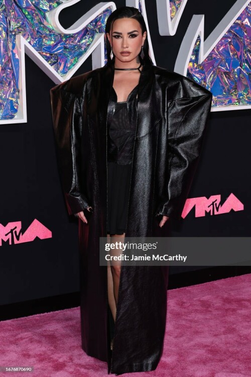 NEWARK, NEW JERSEY - SEPTEMBER 12: Demi Lovato attends the 2023 MTV Video Music Awards at the Prudential Center on September 12, 2023 in Newark, New Jersey. (Photo by Jamie McCarthy/WireImage)