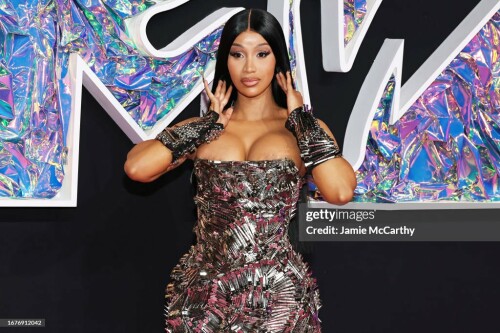 NEWARK, NEW JERSEY - SEPTEMBER 12: Cardi B attends the 2023 MTV Video Music Awards at the Prudential Center on September 12, 2023 in Newark, New Jersey. (Photo by Jamie McCarthy/WireImage)