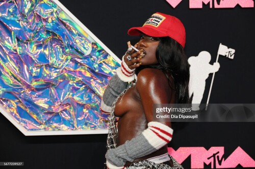 NEWARK, NEW JERSEY - SEPTEMBER 12: Doechii attends the 2023 MTV Video Music Awards at the Prudential Center on September 12, 2023 in Newark, New Jersey. (Photo by Dia Dipasupil/FilmMagic)