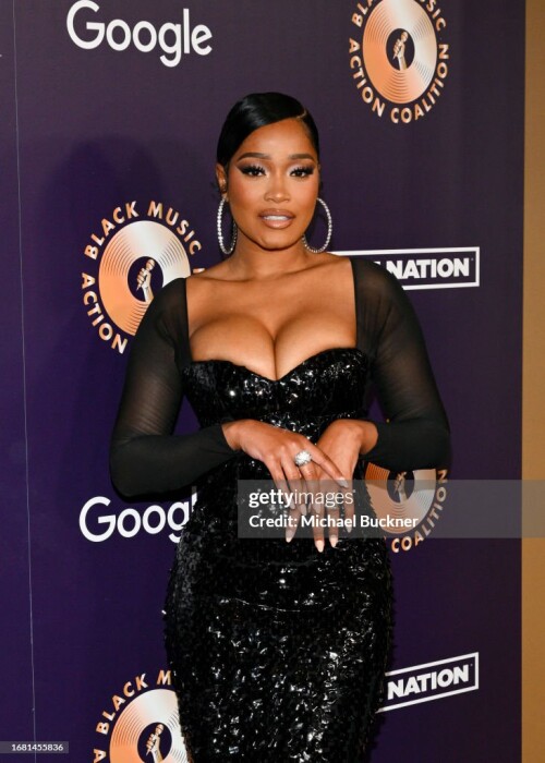 Keke Palmer at the 2023 Black Music Action Coalition Gala at The Beverly Hilton on September 21, 2023 in Beverly Hills, California. (Photo by Michael Buckner/Variety via Getty Images)