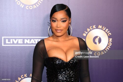 BEVERLY HILLS, CALIFORNIA - SEPTEMBER 21: Keke Palmer attends the 2023 Music in Action Awards Hosted by the Black Music Action Coalition at The Beverly Hilton on September 21, 2023 in Beverly Hills, California. (Photo by Leon Bennett/Getty Images)