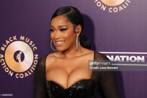 BEVERLY HILLS, CALIFORNIA - SEPTEMBER 21: Keke Palmer attends the 2023 Music in Action Awards Hosted by the Black Music Action Coalition at The Beverly Hilton on September 21, 2023 in Beverly Hills, California. (Photo by Leon Bennett/Getty Images)