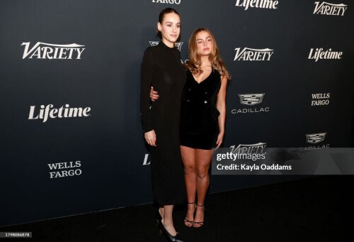 LOS ANGELES, CALIFORNIA - NOVEMBER 16: Nell Verlaque and Addison Rae attend the 2023 Variety Power Of Women at Mother Wolf on November 16, 2023 in Los Angeles, California. (Photo by Kayla Oaddams/Getty Images)