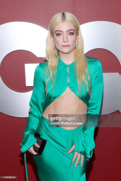 LOS ANGELES, CALIFORNIA - NOVEMBER 16: Lorde arrives at the GQ Men of the Year Party 2023 at Bar Marmont on November 16, 2023 in Los Angeles, California. (Photo by Phillip Faraone/Getty Images for GQ)